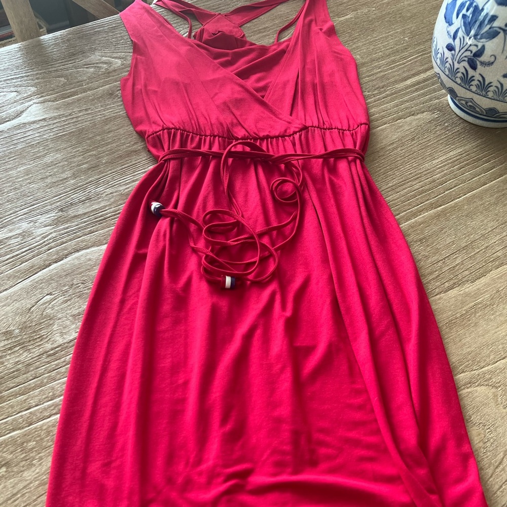 Maria Bonita Extra red pullover Dress size small